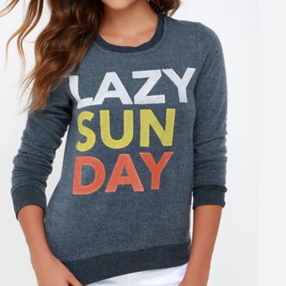 CHASER SIZE LARGE LAZY SUNDAY SWEATER